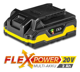 Batería multiuso Flexpower, 20 V, 2 Ah