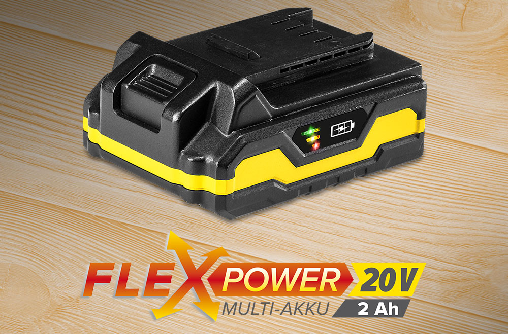 Batería multiuso Flexpower, 20 V, 2 Ah