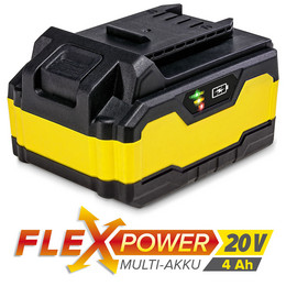 Batería multiuso Flexpower, 20 V, 4 Ah