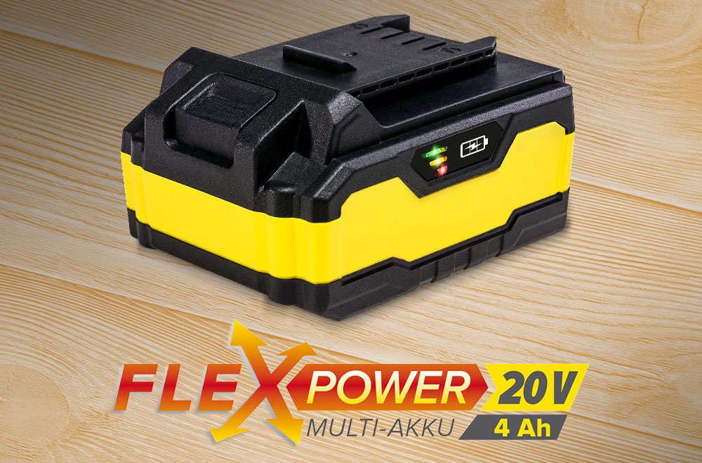 Batería multiuso Flexpower, 20 V, 4 Ah