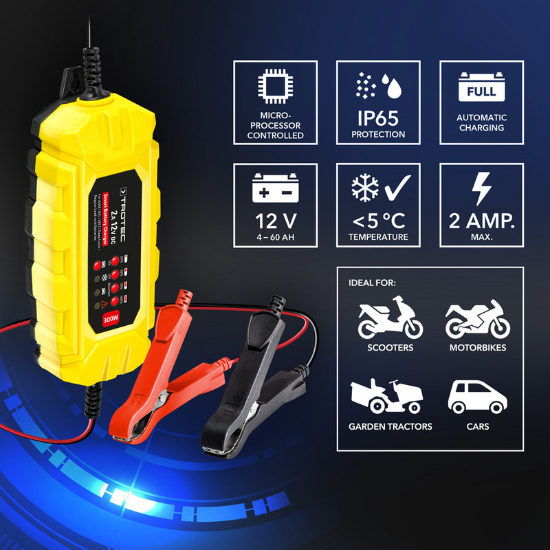 Cargador de baterías PBCS 2A