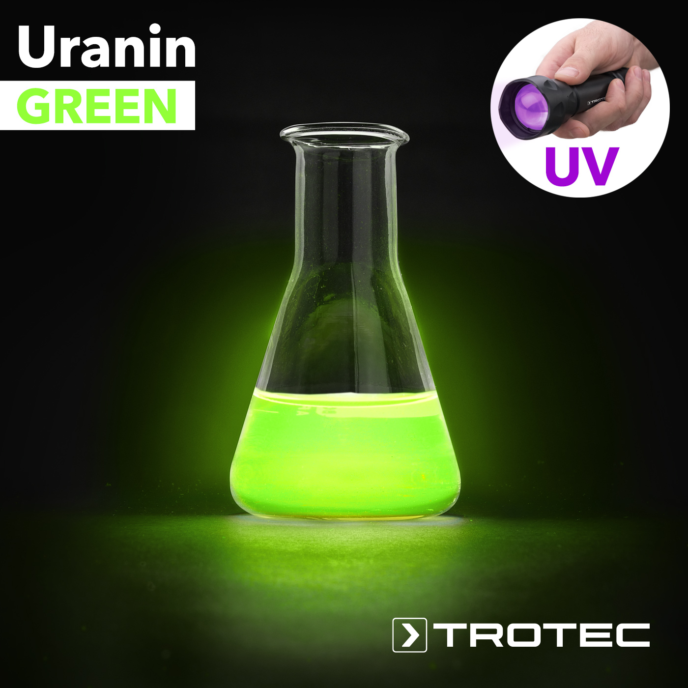 Colorante fluorescente Uranin Green