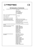 Declaración de conformidad cámara térmica XC300 (INT)