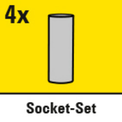 Incluye 4 x llaves tubulares (17, 19, 21, 23 mm)